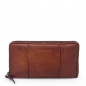 Preview: ZIP WALLET BURNED COGNAC